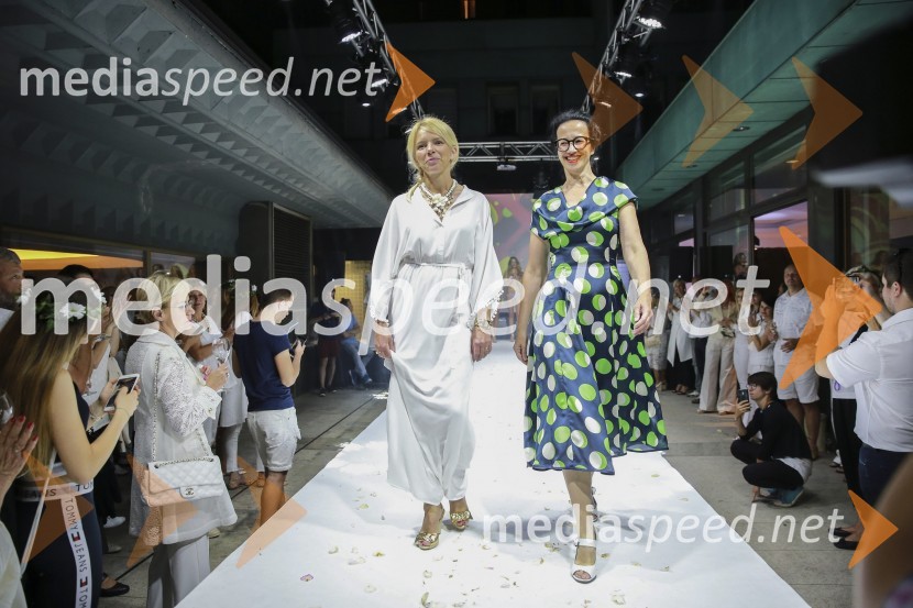  Nataša Brinjevec, oblikovalka;  Sanja Veličkovič, oblikovalkaVIP druženje pod zvezdami  z revijo Suzy