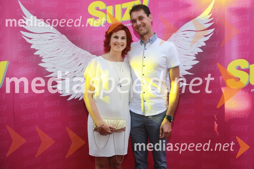  Sebastjan Komac, Bottega Verde;  Maja Erman, Bottega VerdeVIP druženje pod zvezdami  z revijo Suzy