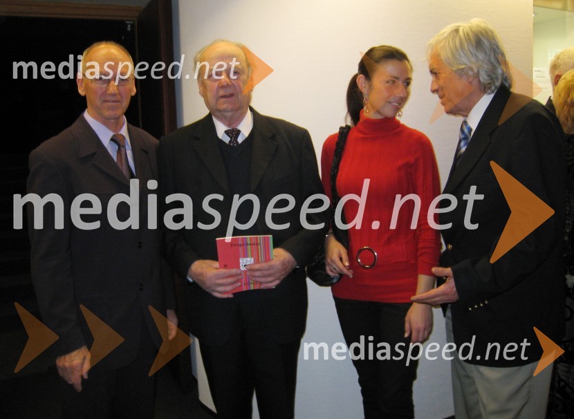 Miro Cerar, nekdanji gimnastičar in predsednik Olimpijske akademije ter ambasador za fair play,  Zlatko Šugman, igralec, hči Mira Cerarja in Tone KuntnerPremiera drame Lahka konjenica v MGL