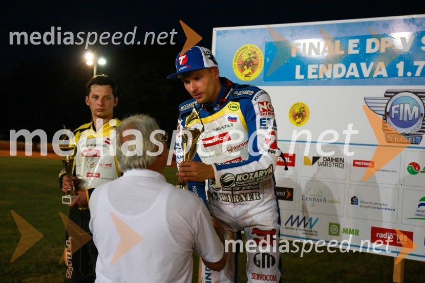  Marcel Kajzer, speedwayist (Poljska);  Matej Žagar, speedwayist (Slovenija)Speedway, finale DP Slovenija 2017