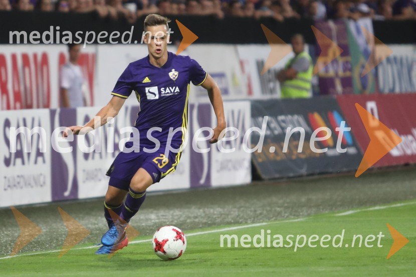  Matej Palčič, nogometaš, NK MariborMaribor – Zrinjski Mostar, nogometna tekma, kvalifikacije za Ligo prvakov