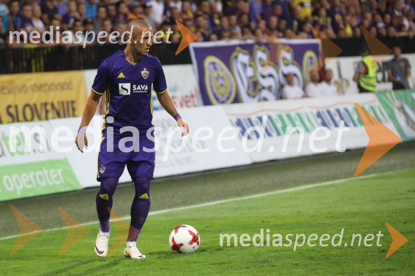  Valon Ahmedi, nogometaš, NK MariborMaribor – Zrinjski Mostar, nogometna tekma, kvalifikacije za Ligo prvakov