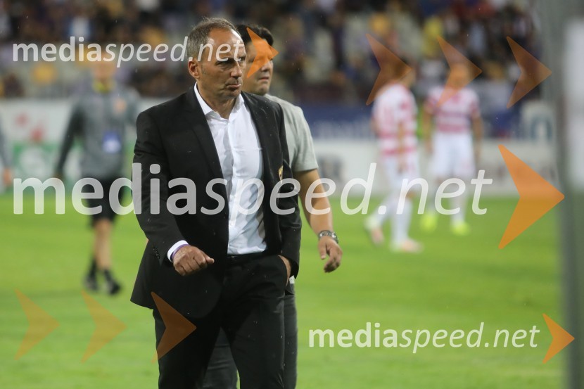  Darko  Milanič, trener NK Maribor;  Zlatko Zahovič, športni direktor NK MariborMaribor – Zrinjski Mostar, nogometna tekma, kvalifikacije za Ligo prvakov