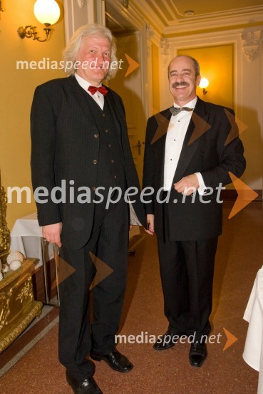 Dr. Igor Praznik, predsednik Zdravniškega društva Celje in dr. Ivan Eržen, direktor Zavoda za zdravstveno varstvo CeljeTradicionalni Valčkov ples 2008 v Narodnem domu Celje