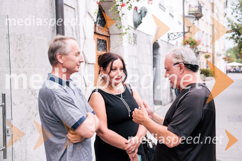 Modra roža in druge ptice, otvoritev razstave