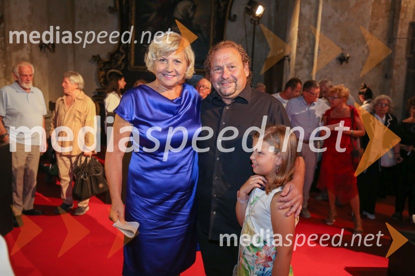 dr. Nelida Nemec, umetnostna kritičarka ;  Darko  Brlek, direktor in umetniški vodja, Festival Ljubljana;  Eva Marija BrlekHommage Negovanu Nemcu: Trideset let pozneje, otvoritev razstave
