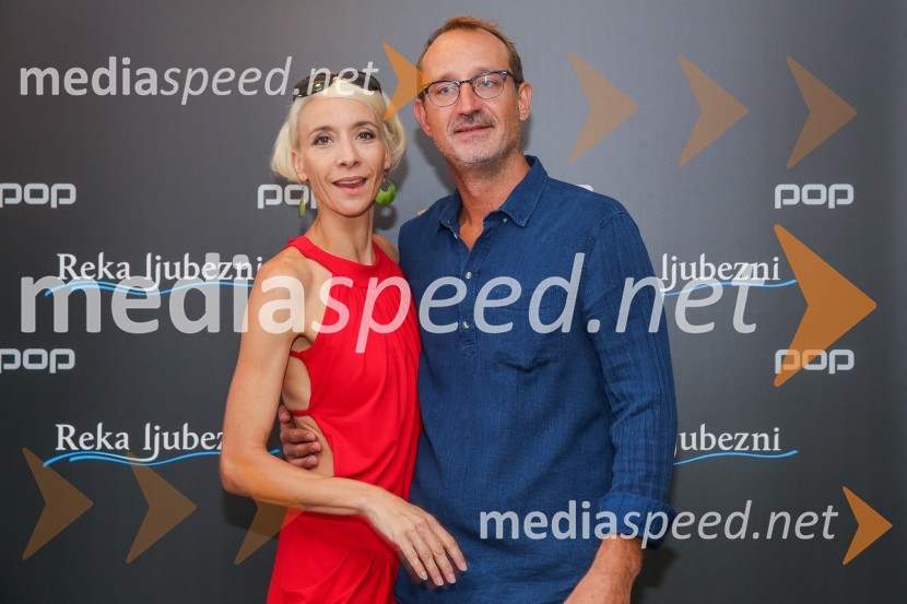  Mojca Funkl, igralka;  Blaž Valič, igralecReka ljubezni, predpremiera slovenske serije