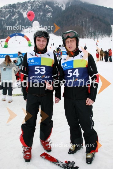 Tomi Meglič in Primož Benko, skupina Siddharta  	 
	X-plosion of fun: Veleslalom slovenskih glasbenih zvezdnikov