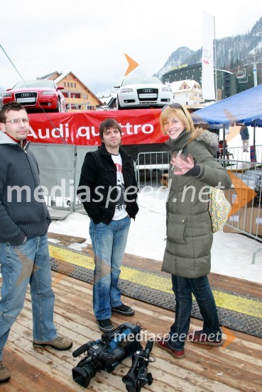 ..., ... in Anja Rebek, PR obratX-plosion of fun: Veleslalom slovenskih glasbenih zvezdnikov