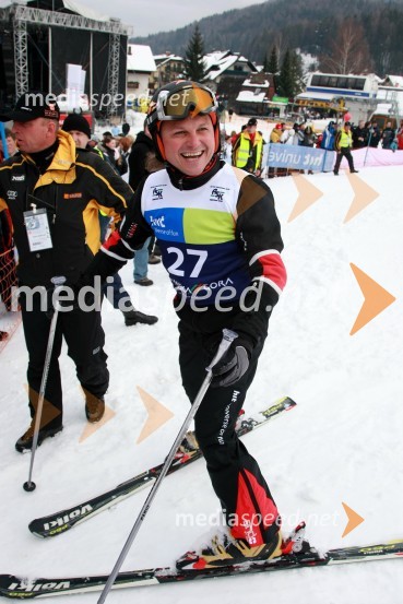 Matjaž Jelen, pevec skupine Šank RockX-plosion of fun: Veleslalom slovenskih glasbenih zvezdnikov