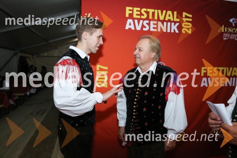  Sašo Avsenik, glasbenik, Ansambel Saša Avsenika;  Alfi Nipič, pevecFestival Avsenik 2017, sobota