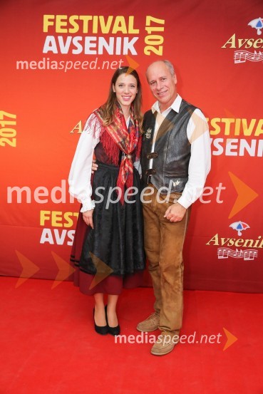  Monika Avsenik, pevka;  Gregor Avsenik, glasbenikFestival Avsenik 2017, sobota
