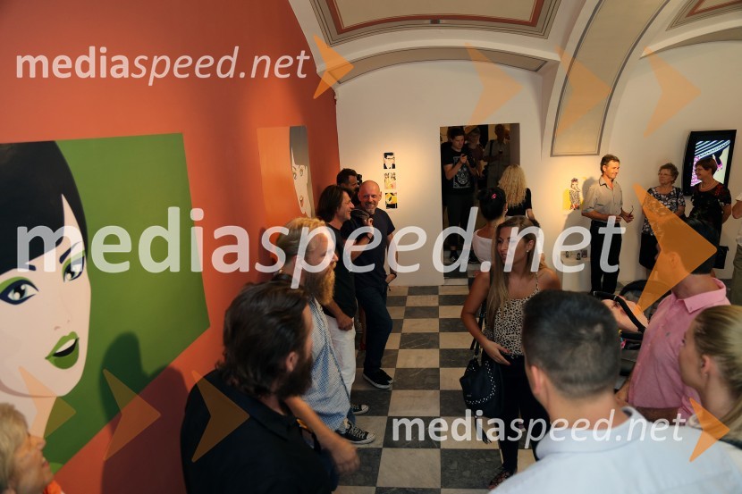 Otvoritev razstave digitalne ilustracije Mojce Krajnc