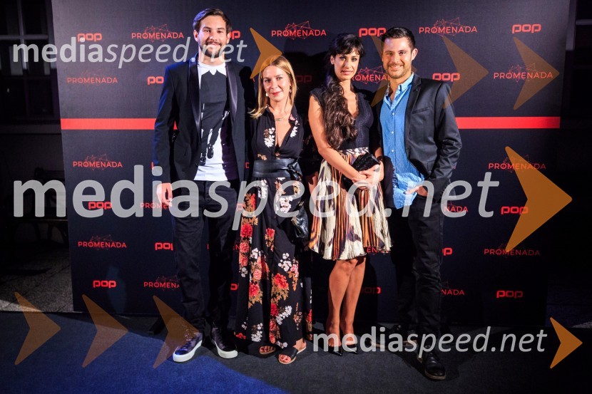  Nejc Levstik, Reka ljubezni, režiser;  Ana Urbanc, igralka;  Lara Komar, igralka;  Tadej Pišek, igralecPOP Promenada 2017