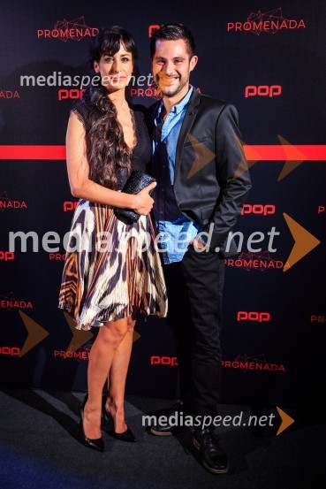  Lara Komar, igralka;  Tadej Pišek, igralecPOP Promenada 2017