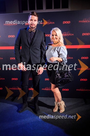  Robert Roškar, radijski voditelj;  Jerca Zupan, novinarkaPOP Promenada 2017