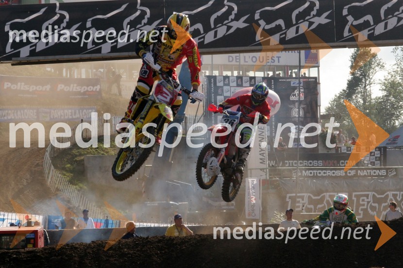 Kevin Strijbos, Belgija in Javier Garcia Vico, ŠpanijaMOTOKROS, Pokal narodov 2005 - kvalifikacije, Ernee, Francija