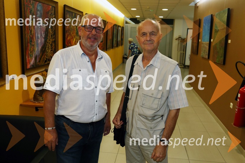  Rajko Ferk, slikar; mag. Gerhard  AngleitnerOtvoritev likovne razstave z naslovom Mir