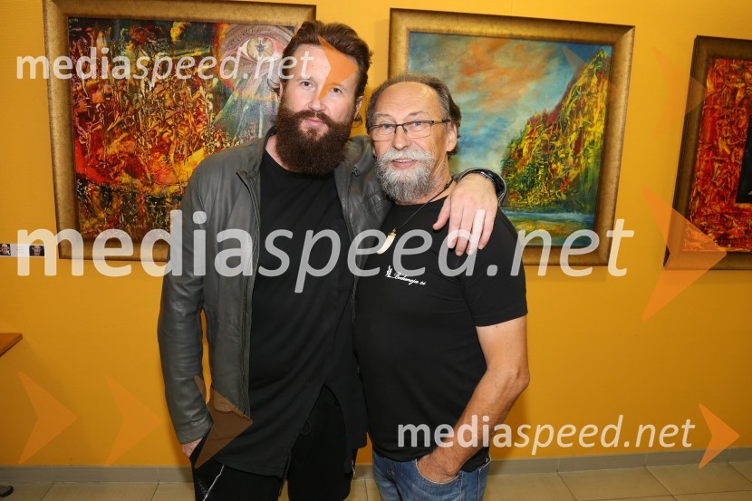  Marko Matjaž, frizer;  Viljem Klemenčič, fotografOtvoritev likovne razstave z naslovom Mir