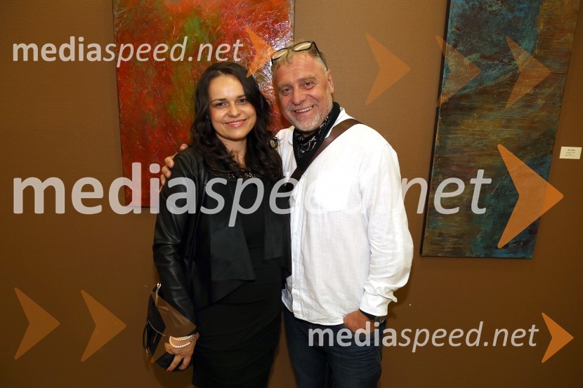  Maja Fabijan, slikarka;  Milan Pečovnik - Pidži, glasbenikOtvoritev likovne razstave z naslovom Mir