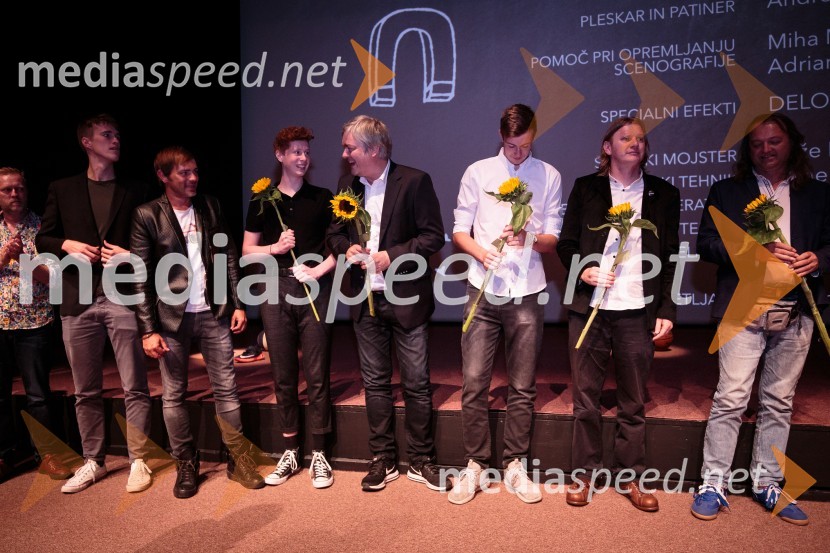  Lado Bizovičar, igralec;  Matija Brodnik, igralec;  Marko Miladinović, direktor podjetja Armada, televizijski voditelj, igralec;  Klemen Kostrevc, igralec;  Boris  Petkovič, režiser in scenaristKošarkar naj bo, predpremiera filma