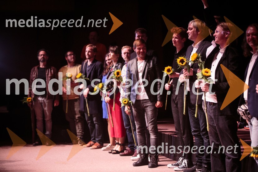  Lado Bizovičar, igralec;  Matija Brodnik, igralec;  Marko Miladinović, direktor podjetja Armada, televizijski voditelj, igralec;  Boris  Petkovič, režiser in scenaristKošarkar naj bo, predpremiera filma