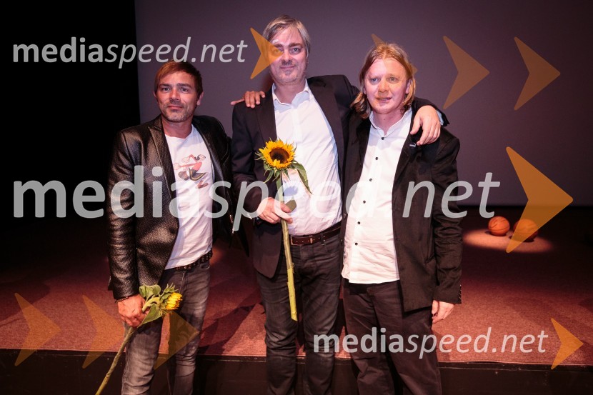  Lado Bizovičar, igralec;  Marko Miladinović, direktor podjetja Armada, televizijski voditelj, igralec;  Boris  Petkovič, režiser in scenaristKošarkar naj bo, predpremiera filma