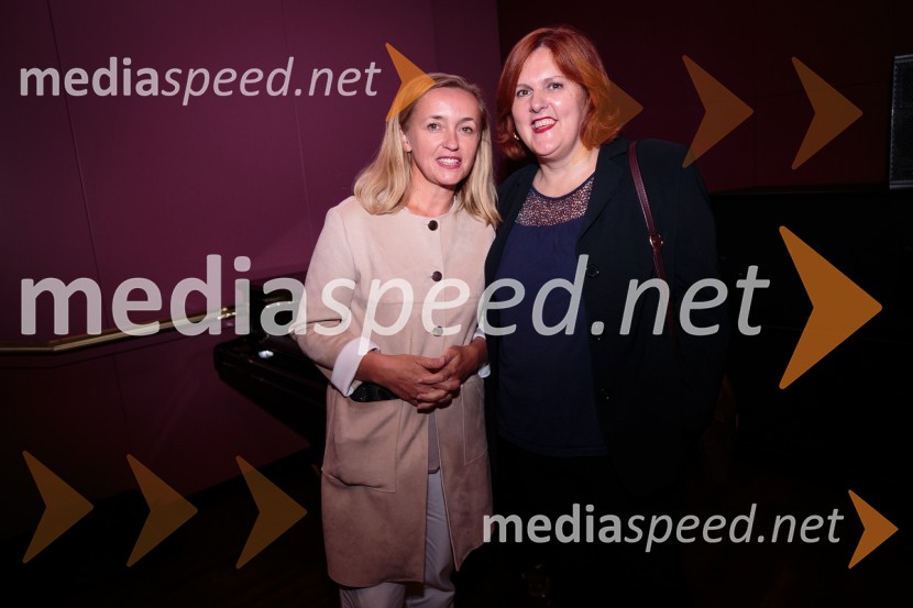  Nataša Bučar, direktorica, Slovenski filmski center;  Uršula Cetinski, generalna direktorica, Cankarjev domKošarkar naj bo, predpremiera filma