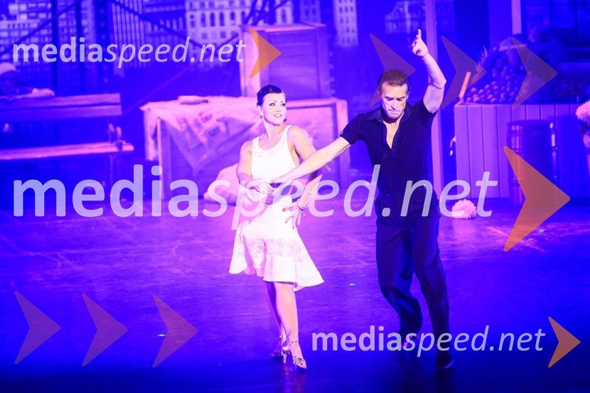 Melinda Törökgyörgy Škufca, plesalka;  Andrej Škufca, štirikratni svetovni plesni prvak in plesni sodnikDance Amore, plesni spektakel