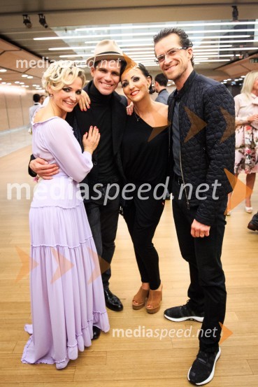  Jagoda Batagelj, plesalka;  Jurij Batagelj, plesalec;  Melinda Törökgyörgy Škufca, plesalka;  Andrej Škufca, štirikratni svetovni plesni prvak in plesni sodnikDance Amore, plesni spektakel