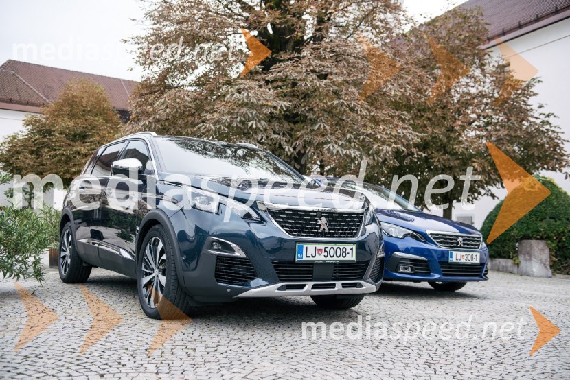 Peugeot 5008 in Peugeot 308, slovenska predstavitevPeugeot 5008 in Peugeot 308, slovenska predstavitev