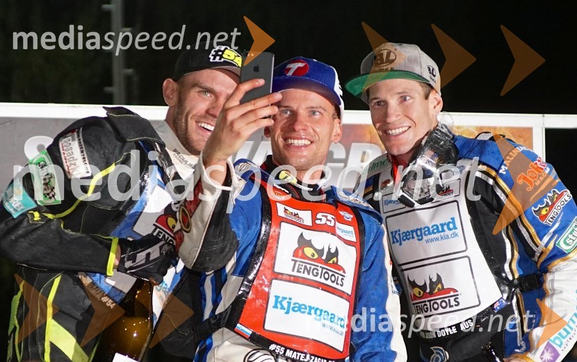  Martin Vaculik, speedwayist (Slovaška);  Matej Žagar, speedwayist (Slovenija);  Jason Doyle, speedwayist (Avstralija)Matej Žagar zmagovalec VN Nemčije