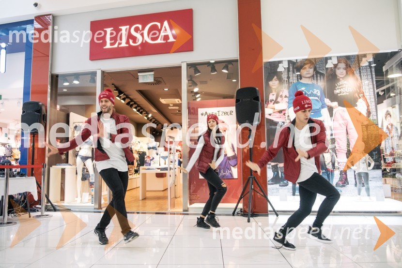 Plesalci plesnega studia ProdanceAna Bucik, nova ambasadorka znamke Lisca