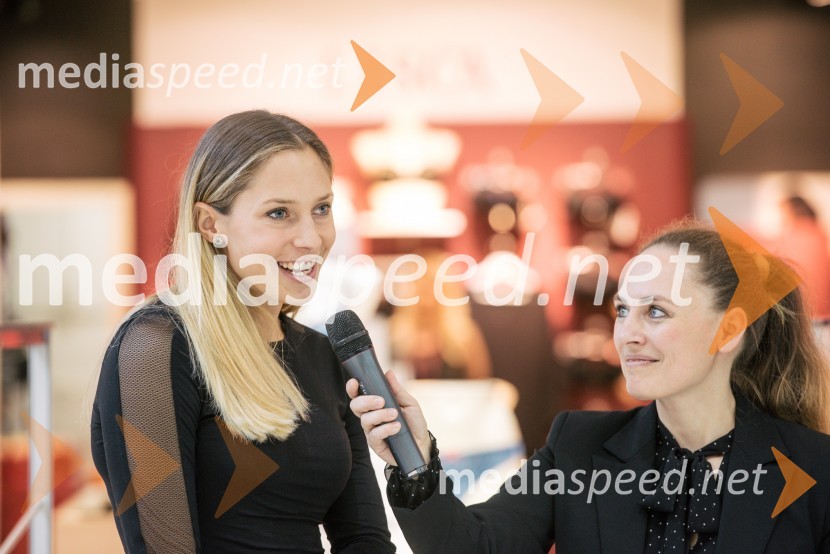  Ana Bucik Jogan, smučarka;  Barbara Pungerčič Puntar, vodja marketinga v podjetju LiscaAna Bucik, nova ambasadorka znamke Lisca