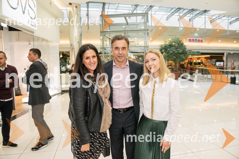 Lana Jankovič, L&Z;  Goran  Kodelja,  generalni direktor podjetja Lisca ;  Maja Ratajc, art direktorica, LiscaAna Bucik, nova ambasadorka znamke Lisca