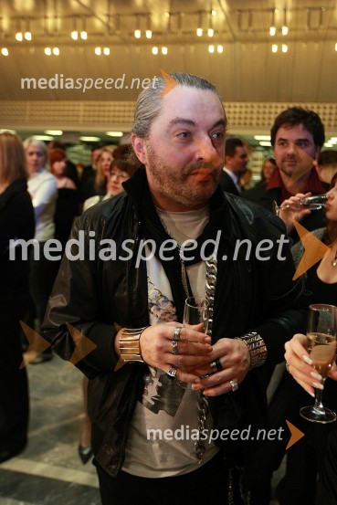 Milan Gačanović, stilistViktorji 2007, rdeča preproga, zakulisje, after party