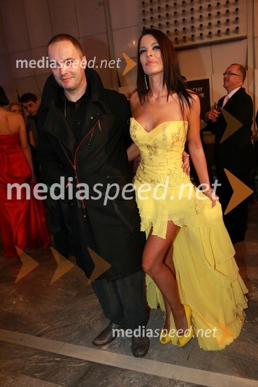 Jure Zorčič, POP TV in Iris Mulej, Miss Slovenije 2006Viktorji 2007, rdeča preproga, zakulisje, after party