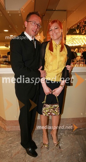 Robert Pečnik - Pečo, moderator na Radiu Hit z ženo AljoViktorji 2007, rdeča preproga, zakulisje, after party