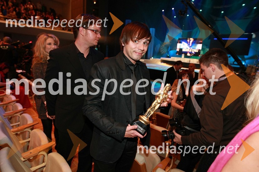 Lado Bizovičar, voditelj oddaje As ti tud not paduViktorji 2007, rdeča preproga, zakulisje, after party