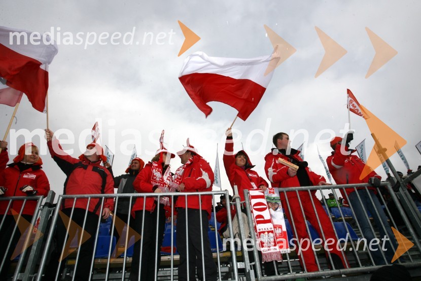 Poljski navijačiFinale Svetovnega pokala v smučarskih skokih v Planici, NEDELJA