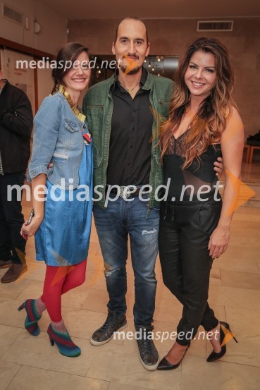  Katjuša Štingl, novinarka;  Vid  Valič, stand-up komik, voditelj;  Neža Buh-Neisha, glasbenicaTvoj bodoči bivši mož, komedija Vida Valiča