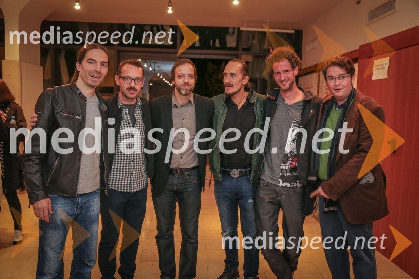  Mirza  Tvrtković, stand-up komik;  Jože Robežnik, igralec;  Vid Klemenc, igralec;  Vid  Valič, stand-up komik, voditelj;  Toni Cahunek, igralec, novinar;  Luka Korenčič, Ala Kart - Trio ŠardoneTvoj bodoči bivši mož, komedija Vida Valiča