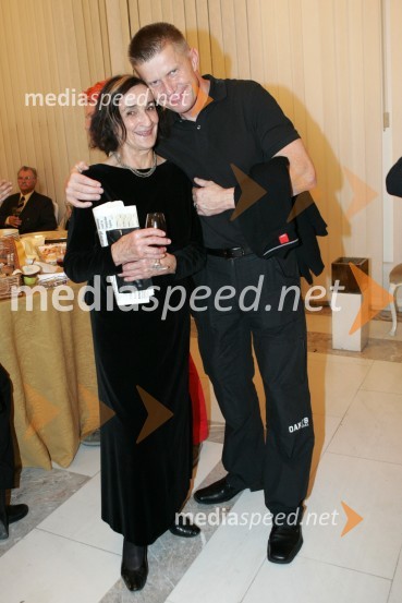 Igralca Ivanka Mežan in Borut Veselko40. Borštnikovo srečanje, podelitev Borštnikovega prstana