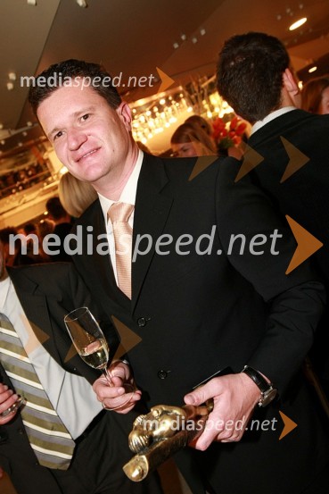 Marko Kolbl, lastnik Radia CenterViktorji 2007, rdeča preproga, zakulisje, after party