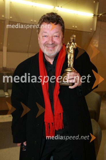 Marijan Petan, član zasedbe New swing kvartetViktorji 2007, rdeča preproga, zakulisje, after party