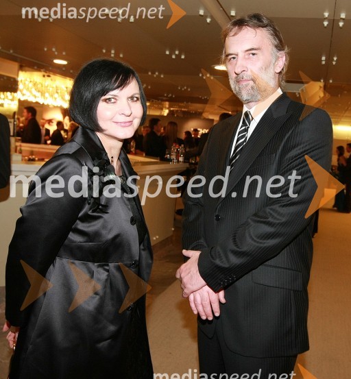 Jožica Brodarič, modna ikona in Jonas ŽnidaršičViktorji 2007, rdeča preproga, zakulisje, after party