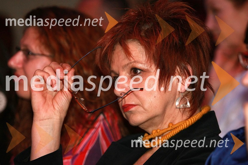 Majda Širca, poslankaViktorji 2007, rdeča preproga, zakulisje, after party