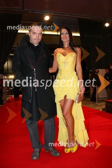 Jure Zorčič, POP TV in Iris Mulej, Miss Slovenije 2006Viktorji 2007, rdeča preproga, zakulisje, after party