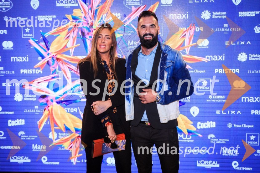  Senidah Hajdarpasić - Senidah, pevka skupine Muff;  Marko  Pavlović, podjetnikMercedes-Benz Fashion Week 2017, sobota