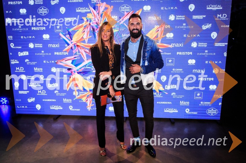  Senidah Hajdarpasić - Senidah, pevka skupine Muff;  Marko  Pavlović, podjetnikMercedes-Benz Fashion Week 2017, sobota